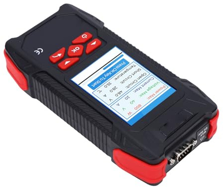 SIXRUN Testeur de Panneau Solaire 2000 W, Multimètre de Panneau Photovoltaïque MPPT avec écran LCD de 3,2 Pouces pour les Tests de Courbe de Courant de Tension des Systèmes Solaires