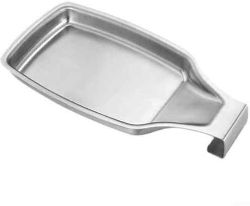 Besteckkasten aus Edelstahl, 304 Grad Küchenutensilienhalter mit ergonomischem Griff, breiter Besteck-Organizer für Schubladeneinsatz oder Desktop-Geschirrtrocknung