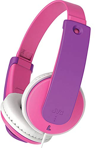 JVC HA-KD7-P-E Kinder Stereokopfhörer rosa/lila, pink-lila, Einheitsgröße
