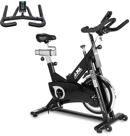 JLL IC350 PRO Indoor Bike, Direct Belt Driven Exercise Bike For Home, Cycling Machine With Advanced Flywheel, 12 Months Domestic Warranty