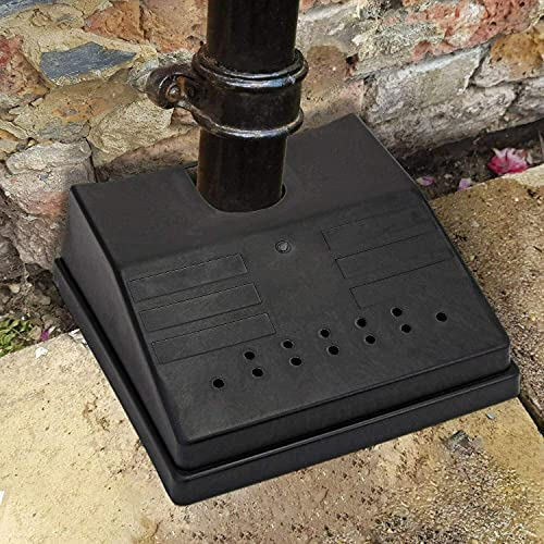 NIGMA® Outdoor Garden Drain Cover For Leaves Outside | Black Plastic Gutter Grid | Easy Leaf Free Drainage | Anti Leaf Blockage Guard Stopper for Garden Grates | Prevents Blockages To Drains