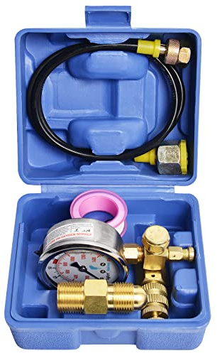 YFIXTOOL Kit de carga de gas nitrógeno, herramientas de prueba de presión de gas nitrógeno, martillo martillo hidráulico