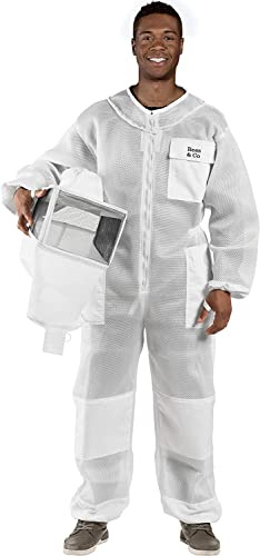 Bees & Co U85 Ultralight Beekeeper Suit with Square Veil