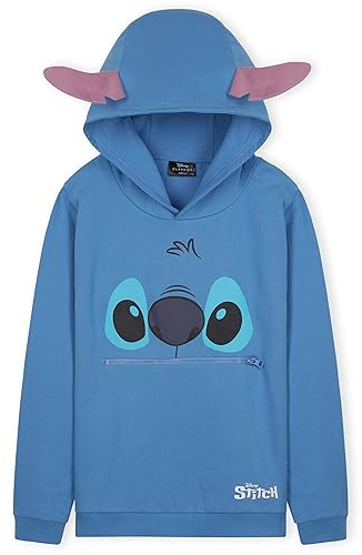 Disney Sweat à Capuche Fille, Sweat-Shirt Doux à Capuche pour Enfant et Adolescent - Cadeau Fille