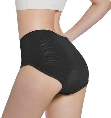 Leeboom Fahrradhose Damen Gepolstert Atmungsaktive Radlerhose Damen Gepolstert Elastische Fahrradhose Schnell Trocknenden mit 3D Gepolstert
