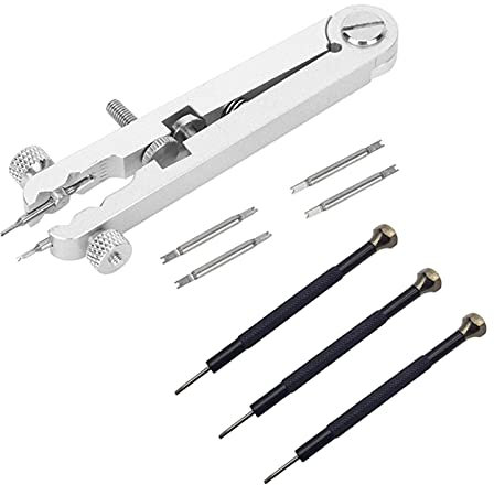 6825 Uhrenzange zum Entfernen des Armbands mit Schraubeneinstellung, Längen- und Größenanpassung, Ersatzarmband-Reparaturwerkzeug, kompatibel mit Rolex-Armband, Uhrenreparatur-Werkzeugsatz
