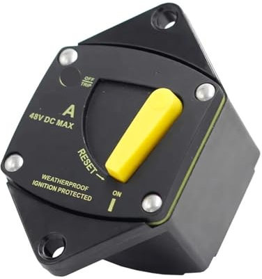 WGJJPQYK Disjoncteur de fusible de Restauration Audio de système Solaire de bâti de Surface de CC de 50A 60A 100A 150A 200A 300A 48V DC(70A)