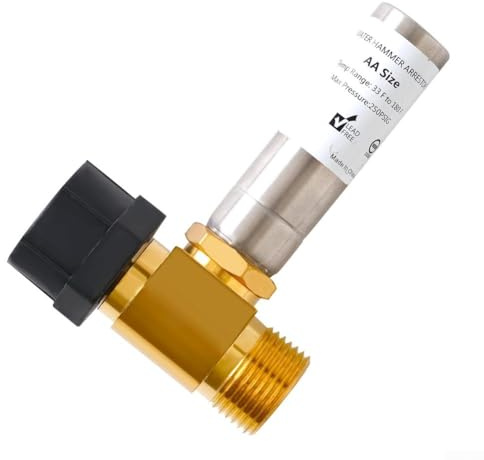Washing Machine Water Hammer Arrestor, 3/4 Inch Stainless Steel Water Hammer Arrestor, For Minimize Noise In Plumbing System