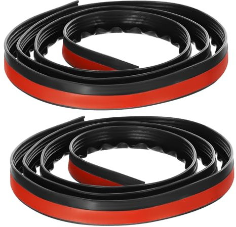 HOMOCONO Tiras De Sellado Para Puertas y Ventanas De Coche Burlete De Goma De Alta Resistencia 2 Rollos Por Paquete