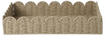 VERTBAUDET FESTON Wickeltisch-Aufbewahrungskorb aus Papierseil beige TU