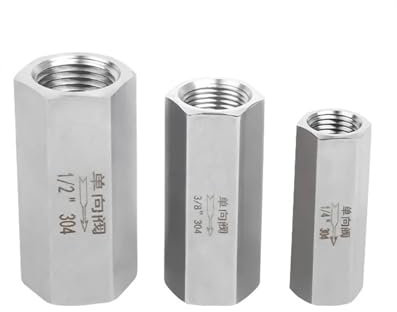 1 STÜCKE 1/8'' 1/4'' 1/2'' 3/4'' Edelstahl BSP Innengewinde Rückschlagventil 24 Bar Dampf Hohe Temperatur Einweg-Rückschlagventile(1/4)