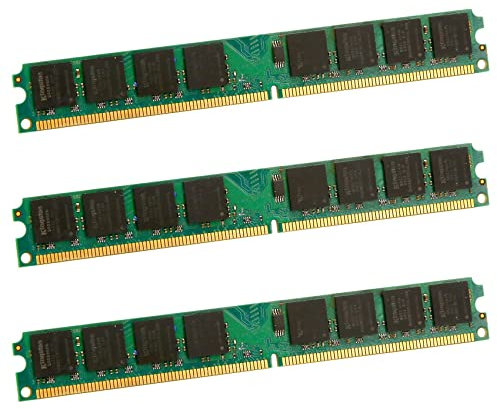 Eioeeklop 3X Memoria RAM DDR2 de 2GB 1.8V 800Mhz PC2 6400 PC Ram Memoria para Computadora de Escritorio Memoria DIMM 240Pins