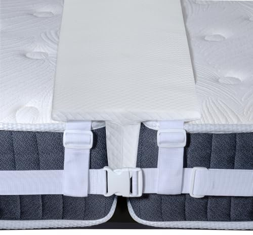 CZL Liebesbrücke für Matratzen 200 x 30 cm mit 15cm Verbesserter Schwammstreifen, 9,5M Spanngurt Matratzenverbinder Matratzenkeil Ritzenfüller Besucherritzenfüller für Matratzen 200 cm / 190 cm