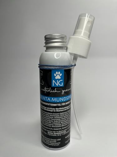 NG natürlich gesund Denta-Mundspray I für Hunde und Katzen I einfache Anwendung I Sprühflasche I Deutsche Herstellung I