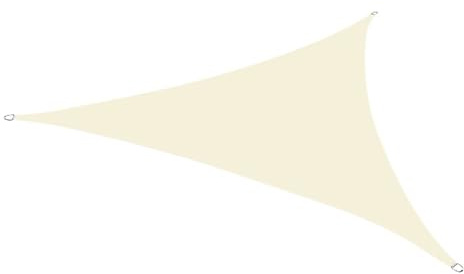 Telo Ombreggiante Esterno Vela ombreggiante triangolare, impermeabile, parasole, anti UV, con corde gratuite, for esterni, giardino, pergolato, patio, Tende da sole(Beige,300x300x300CM)