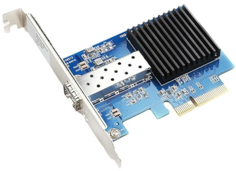Okeeyseda Scheda di Rete NIC 10Gb PCIe PCI-e 4.0 4X con Singolo Porta RJ45 Chip RTL8127 Gigabit Ethernet Scheda di Rete PCI Express per PC