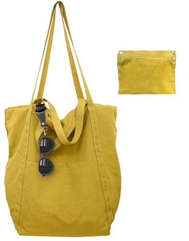 Uhawi Everyday Tote Bag, Foldable & Water Resistant – Lightweight Reusable Shopper Bag for Daily Use, Shopping, Travel & Beach