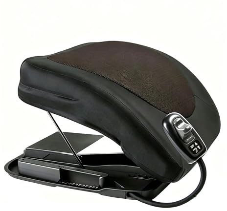 Cuscino elettrico di sollevamento del sedile, supporta fino a 136 kg, aiuto portatile al sollevamento per anziani, disabili, chiunque abbia bisogno di assistenza seduta, perfetto per l'uso su sedie da
