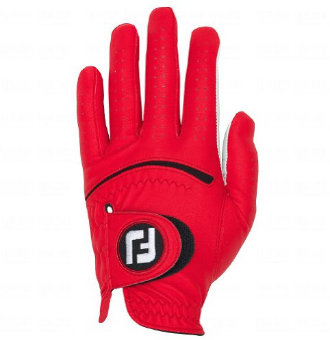 FootJoy Spectrum Herren Golf Handschuh links (passt auf Linke Hand) – Rot Cadet S