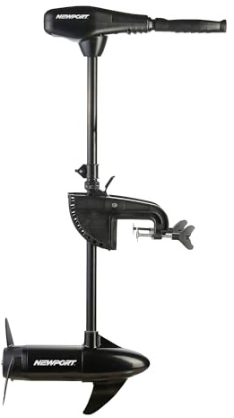 Newport NV-Series 36lb Thrust Trolling Motor 12V – Saltwater Transom Mount Electric Motor for Kayak, Canoe & Small Boat – LED Battery Indicator, 30 Shaft, Quiet Operation