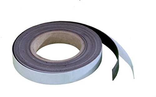 Magnet-Streifen selbstklebend - 20 mm x 10 Meter - Stärke: 1,2 mm - schwarz - TimeTex 93281 - selbstklebende Magnetplättchen - Magnetband
