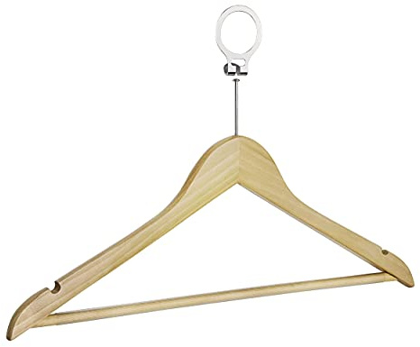 WENKO Cintre Hôtel Set de 4 certifié FSC® Marron