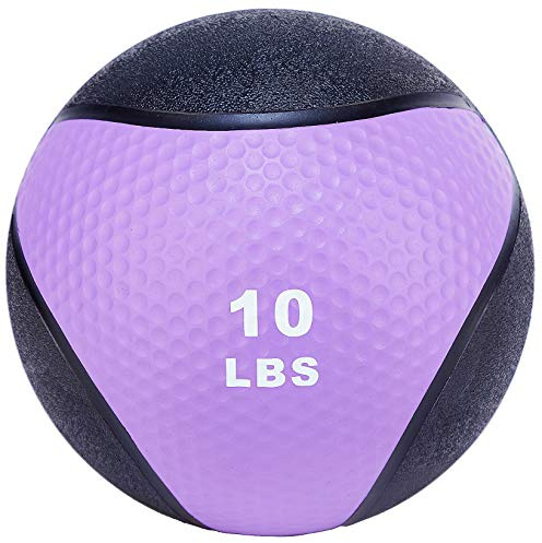 Fitvids Ballon de médecine lesté pour entraînement Physique, Ballon Mural et Slam Ball​, Ballon de médecine Ball, 4,5 kg
