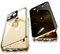 Jonwelsy Anti Peeping Hülle für iPhone 13 Pro Max, 360 Grad Schutz Case, Privatsphäre Gehärtetes Glas Anti-Spähen Cover, Stark Magnetische Adsorption Metallrahmen Handyhülle für 13 Pro Max (Gold)