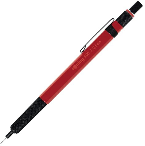 rOtring 500 Druckbleistift | 0,5 mm | Roter Schaft