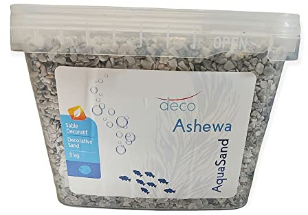 animallparadise - Gravier décoratif 2-3 mm gris Ashewa aquaSand 5 kg pour aquarium