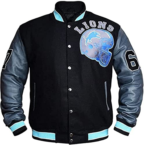 MAXDUD Bomberjacke für Herren, Schwarz und Grau, Varsity-Jacke, College, Letterman, Jacke für Tom Hardy, leichte Baseballjacke, Schwarz und Grau – Design 2, 3XL