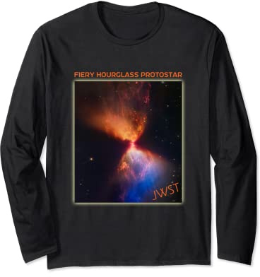 Webb Space Teleskop Sanduhr Protostar Nebula L1527 JWST Langarmshirt