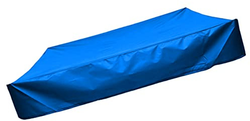 CAXUSD Sandkasten Abdeckung Garten Quadratisch 120x120cm Faltbar Uv Beständig Mit Zugseil Schutz Für Outdoor Und Reisen