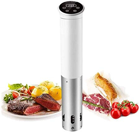 Fornello Sous Vide Circolatore ad Immersione 1100 W Riscaldatore sottovuoto Sous Vide Temperatura accurata Timer Digitale Fornello da Lavoro Ultra Silenzioso, Bianco