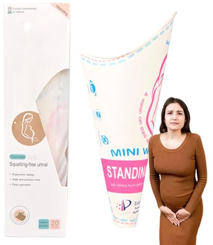 Raypontia Pinkel-Trichter für Frauen, Urinal-Trichter für Frauen,20 Stück weibliches Natursektgerät für Frauen | Urinal-Trichter für Mädchen, wasserdichtes Urinal für Frauen, zum Pinkeln im Stehen,