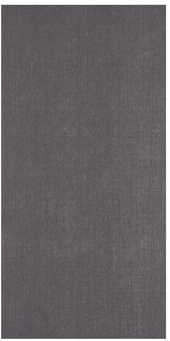 Florence Tonkarton 27 x 13,5 cm - 100 St. mit Leinen Struktur Anthracite (Grau) 250 g - Scrapbooking Bedarf und Bastelpapier für Kartenbasteln, Scrapbooking und Journaling - Reißfest Buntpapier