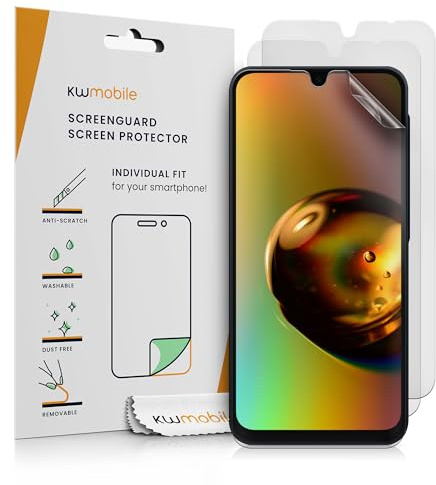 kwmobile 3X Folie matt kompatibel mit Samsung Galaxy A16 5G - Displayschutzfolie Schutzfolie - Displayschutz Displayfolie entspiegelt