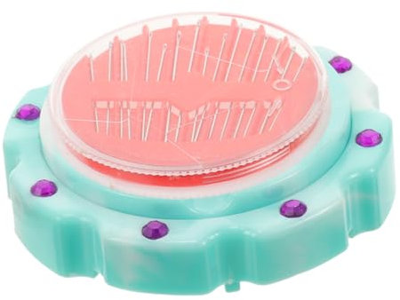 SHINEOFI 1 Satz Nadelsauger Werkzeug Sticknadeln Nähnadeln magnetischer Stifthalter Magnetischer Schreibtisch-Organizer tragbare Nadelkissen magnetischer Nadelwächter Runde Nadelkissen Abs