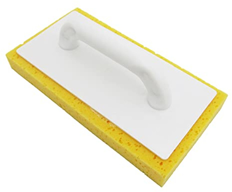 Qsvbeeqj Paleta flotante de goma para lechada, raspador de calafateo epoxi, paleta de enlucido para rellenar las juntas de azulejos de calafateo