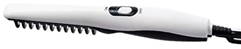 TOPPERFUN Pettine Lisciante Elettrico per Barba e Chioma Portatile con Riscaldamento Rapido, Piastra Ionica Anti-crespo, Adatto Styling Professionale per Uomo e Donna, Salone e Uso Quotidiano