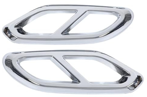 center console sticker For Benz For GLC Class X254 GLC260 GLC300 For AMG 2023+ Car Tailpipe Throat Frame Muffler Bumper Exhaust Pipe Cover Trim shift panel interior(Glossy Silver)