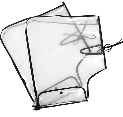 Manoplas Moto, Cubre Puños Moto para Manillar, Plástico | Boca Grande, Diseño Sobredimensionado, Resistente al Viento y Lluvia