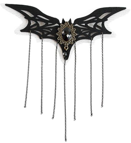 Serre-tête à plumes pour Halloween avec pompons, chaîne de tête, collier bibi à plumes
