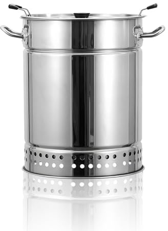 Gril à charbon de bois portable en acier inoxydable sans fumée pour extérieur et intérieur, grand barbecue vertical pour 30 brochettes, idéal pour le camping et les barbecues dans le jardin