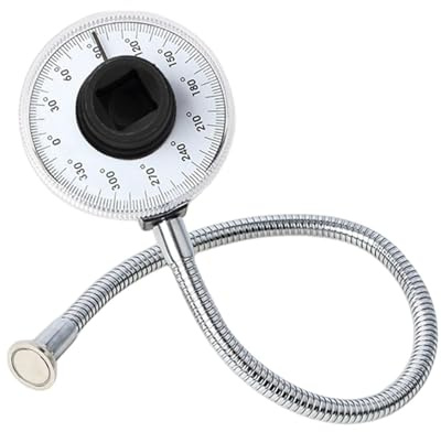 Misuratore di Angolo per Chiave Dinamometrica,Adattatore per Chiave Fissa | Misuratore Gradi per Dinamometrica,per Misurazioni su Auto, Edilizia, Ingranaggi e Seghe da Banco