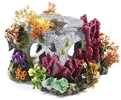 CLASSIC Großes kubisches Habitat Aquaurium Ornament