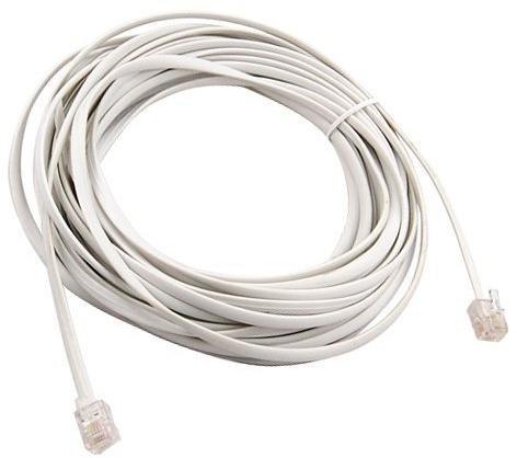 Accessotech 10M Alta velocità Banda Larga Internet ADSL Cavo di Piombo RJ11 Bianco Modem Router BT