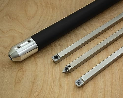 Holzdrehwerkzeuge aus Hartmetall mit Hartmetalleinsätzen, 3 Stück