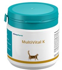 almapharm MultiVital K | 100 g | Ergänzungsfuttermittel für Katzen | Bedarfsgerechte hypoallergene Mischung von Vitaminen und Mineralstoffen
