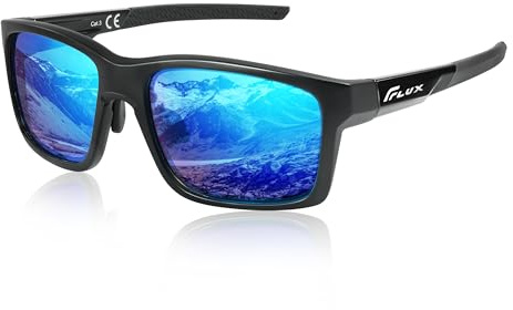 ICECUBE Verano Polarisierte Sport-Sonnenbrille mit Anti-Rutsch-Funktion, verstellbarem Nasenpolster und leichtem Rahmen, für Männer und Frauen beim Fahren, Laufen, Baseball, Golf